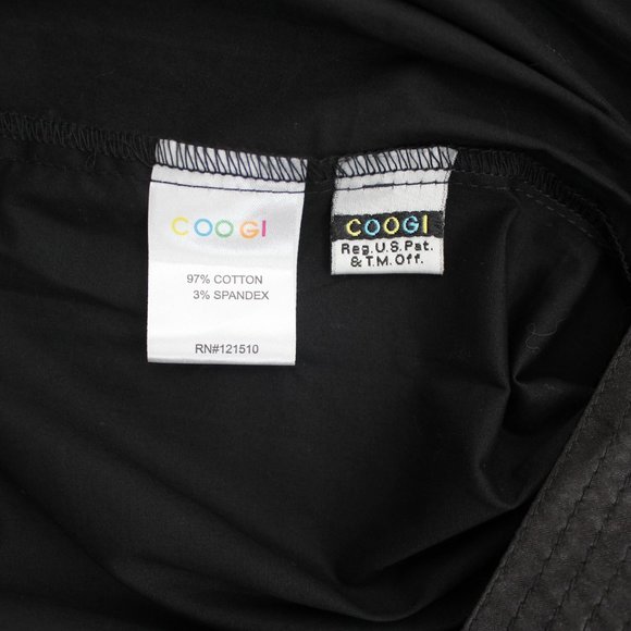 NWT Coogi Black Dress SZ 3X Y2K Hip Hop Cotton Puff Sleeve Snap Front Rhinestone - Picture 14 of 16